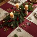 Scatter decoration Christmas star wood 4 colors Ø4cm 72 pcs | Floristik24.ie