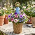 Frog deco planter polyresin table decoration summer H31.5cm | Floristik24.ie