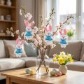 Pendant bunny 5.5cm blue 9pcs | Floristik24.ie