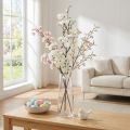 Cherry branch white artificial spring decoration decorative branch 110cm | Floristik24.ie