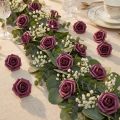 Foam Rose Ø3.5cm Mauve 48 pcs | Floristik24.ie