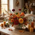 Mini pumpkin decoration on a stick autumn decoration 6 colors Ø4cm 18 pcs | Floristik24.ie