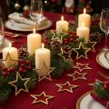 Decoration Star Gold Glitter Table Decoration Christmas 4.5cm 120 pcs | Floristik24.ie