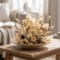 Dried Leaves Decoration Moneta Dry Floristry Cream 100g | Floristik24.ie