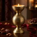 Candle holder oriental tealight holder metal 25cm | Floristik24.ie