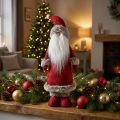Decoration Santa Claus standing Decoration figure Santa Claus Red H41cm | Floristik24.ie