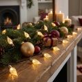 LED light chain with timer battery indoor 50 LED 490cm | Floristik24.ie