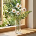 Artificial Flowers Cosmea White Silk Flowers H51cm 3 Pcs | Floristik24.ie