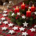 Decoration Stars White Glitter Scatter Decoration Christmas 4/5cm 36 pcs | Floristik24.ie