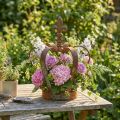 Vintage decoration crown rust metal decoration Ø20cm H28cm | Floristik24.ie