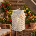 Hanging lantern, summer decoration, lantern, macramé H35.5cm W19cm | Floristik24.ie