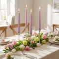 Taper Candles Wenzel Candles Lilac 250/23mm 12 Pcs | Floristik24.ie