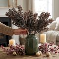 Artificial Plants Brown Autumn Decoration Winter Decoration Drylook 38cm 3 Pcs | Floristik24.ie