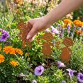 Garden stake rust look garden decoration girl and boy 4pcs | Floristik24.ie