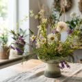 Decorative bowl ceramic bowl cream grey green Ø20cm H16cm | Floristik24.ie