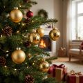 Christmas ball glass Ø6cm gold mix 24 pcs | Floristik24.ie