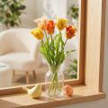 Artificial tulips for stylish living room decoration and spring occasions, 53cm | Floristik24.ie