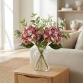 Artificial Hydrangea Large Pink Mauve Ø15cm L58cm 2pcs | Floristik24.ie
