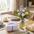 Decorative ribbon light purple satin ribbon gift ribbon 6mm 50m | Floristik24.ie