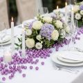 Decorative beads Ø8mm Violet 250 pcs | Floristik24.ie