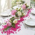 Decorative pink beads, Ø8mm, 250 pieces | Floristik24.ie