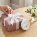 Velvet ribbon, gift ribbon, decorative ribbon, white velvet, 20mm wide, 10m long | Floristik24.ie
