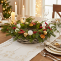 Willow wreath decoration, wreath made of whitewashed branches, 40cm | Floristik24.ie