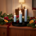 Magnetic candle holder, matte finish, 4cm, 4 pieces | Floristik24.ie