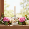 Glass cylinder vase, transparent, versatile, 10cm, 3 pieces | Floristik24.ie