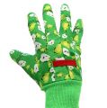 Floristik24 Kixx women&#39;s gloves size 8 green with motif