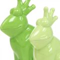 Floristik24 Ceramic frog decoration figure, frog prince summer decoration 10.5×5.5×7cm 4pcs