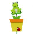 Floristik24 Frog in flower pot sort. 9cm L28cm 16pcs