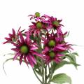 Floristik24 Echinacea flower artificial heather 45cm 3pcs
