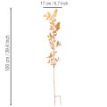Garden stake branch with birds, metal decoration, 100cm | Floristik24.ie