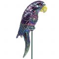 Floristik24 Garden plug parrot purple 16cm