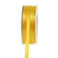 Floristik24 Gift ribbon yellow 6mm x 50m