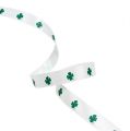 Floristik24 Gift ribbon clover 4 leaves 10mm 250m