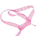 Floristik24 Gift ribbon pink with flower 10mm 20m