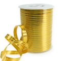 Floristik24 Split ribbon 2 gold stripes on gold 10mm 250m