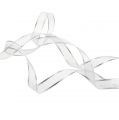 Floristik24 Gift ribbon silver ring effect 15mm 25m