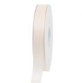 Floristik24 Gift ribbon cream 15mm 50m