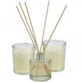 Floristik24 Gift set room fragrance scented candles in a glass vanilla scent