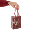 Christmas gift bag with mouse motif, 16cm, 2 pieces | Floristik24.ie