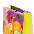 Floristik24 Gift bag flower motif 25cm x 34.5cm 1p