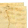 Floristik24 Gift bags woven paper vanilla orange pink 20×10×10cm 6pcs