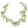 Floristik24 Artificial garland with variegated leaves, 175cm