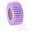 Floristik24 Purple mesh tape, 4.5 cm wide, decorative tape roll for creative crafts, 10 m