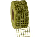 Floristik24 Grid tape 4.5cm x 10m moss green