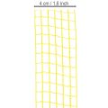 Yellow mesh ribbon, 4.5 cm, gift ribbon for creative decoration | Floristik24.ie
