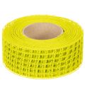 Yellow mesh ribbon, 4.5 cm, gift ribbon for creative decoration | Floristik24.ie